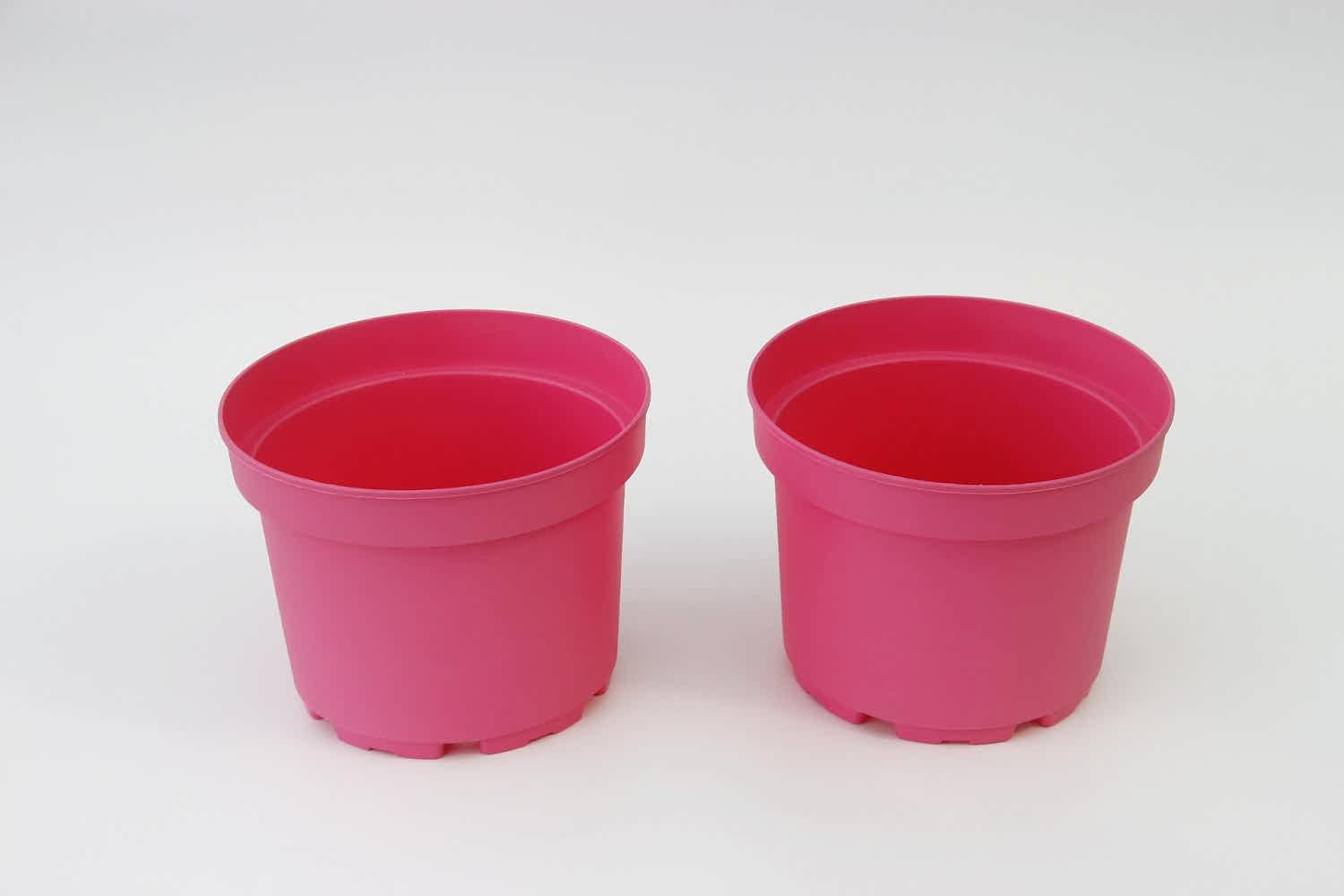 DEKORATİF SAKSI - PEMBE RENKLİ 20 ADET