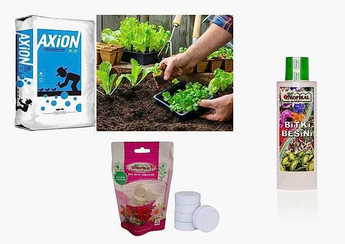 BİTKİ COŞTURAN BESLEME SETİ ( YAVAŞ SALINIMLI KATI, SIVI, TABLET BİTKİ BESİNİ)