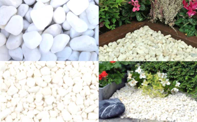DOLOMİT TAŞI BEYAZ 6-10 cm 20 KG DOĞAL DEKORASYON TAŞI