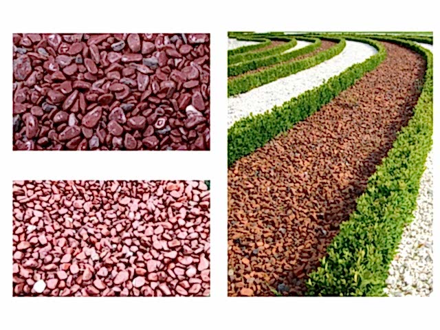 DOLOMİT TAŞI BORDO 4-6 cm 20 KG DOĞAL DEKORASYON TAŞI