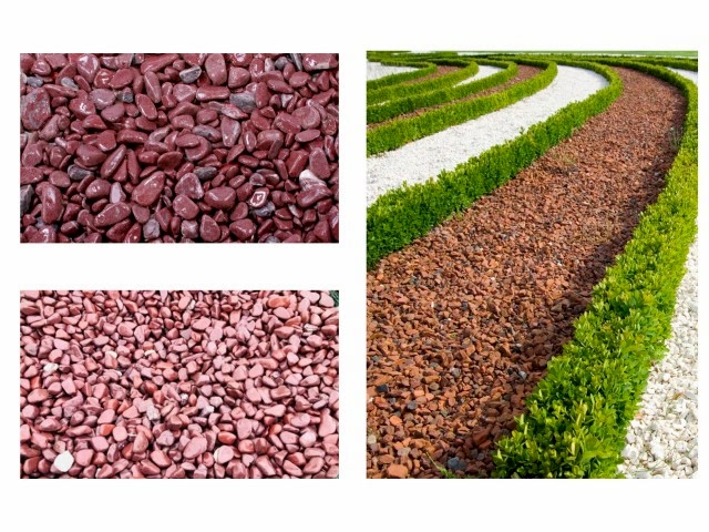 DOLOMİT TAŞI BORDO 6-10 cm 5 KG DOĞAL DEKORASYON TAŞI