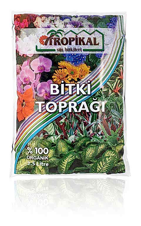 ORGANİK BİTKİ TOPRAĞI TORF KARIŞIMI 2.5 LİTRE