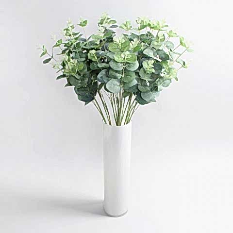 YAPAY ÇİÇEK OKALİPTUS - 16 DALLI 50 CM DEKORASYON BİTKİSİ